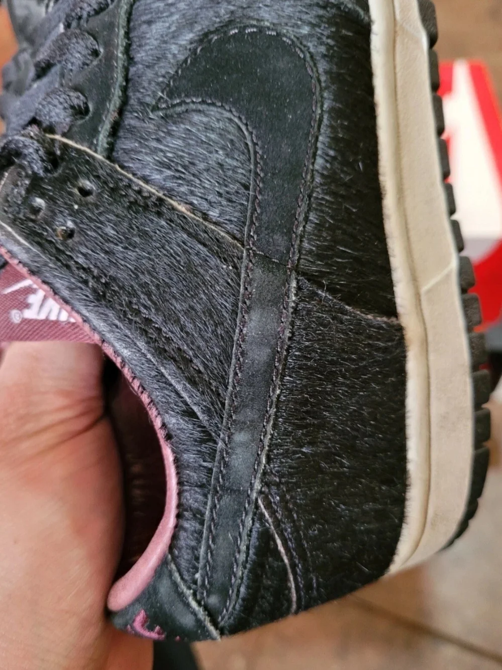 Nike Dunk Low 2007 Horse Pack Womens Size 6 Black Shoes